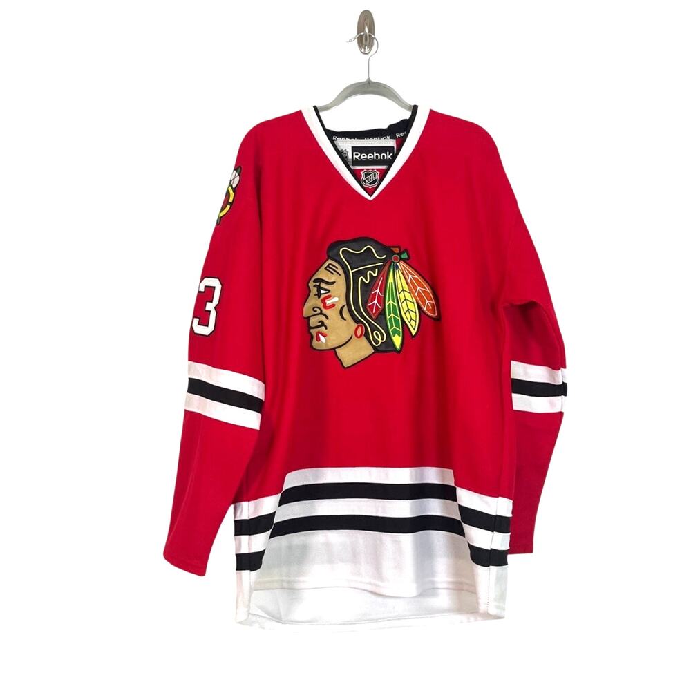 Dustin Byfuglien 33 Reebok Pro Jersey Chicago Blackhawks NHL Red Men Size 54